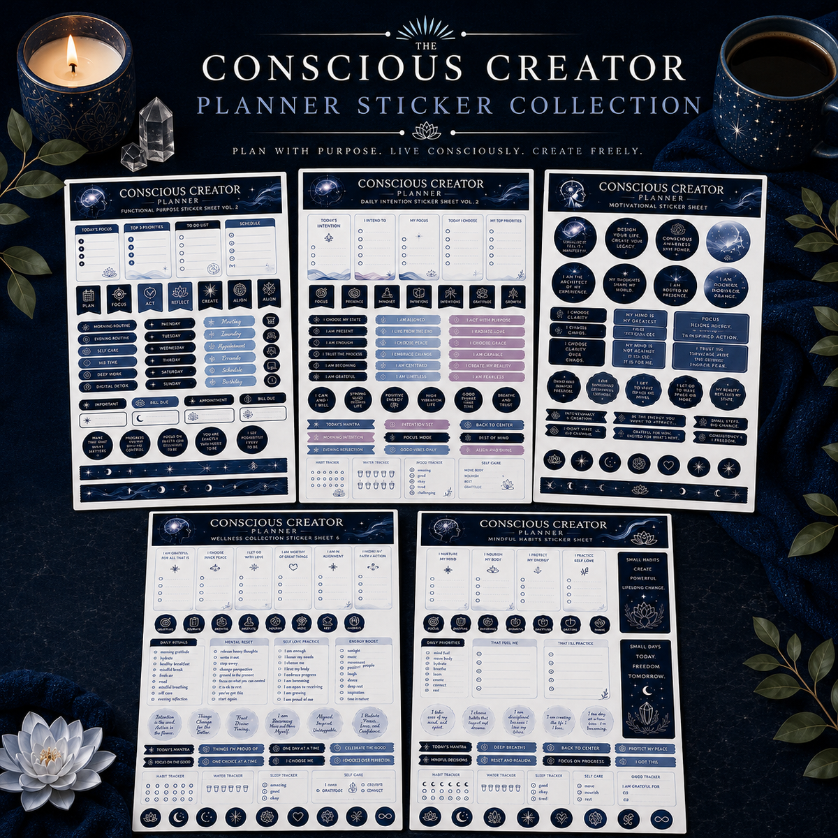 The Conscious Creator PLANNER Sticker Collection