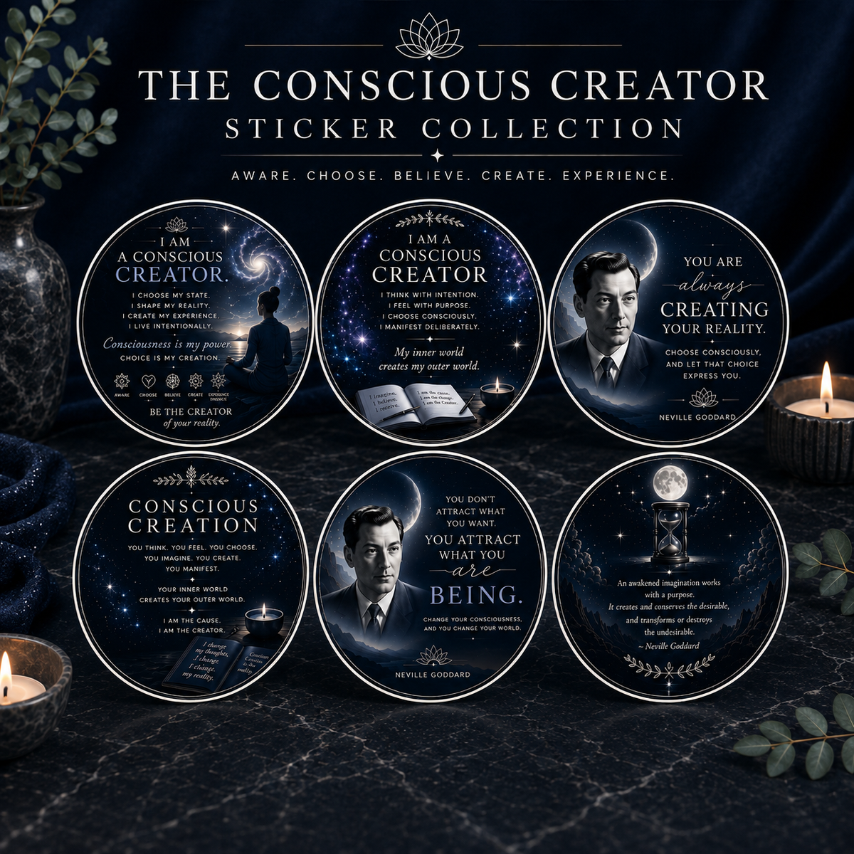 The Conscious Creator Sticker Collection