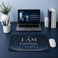 Inspirational Desk Mat — "I AM A Conscious Creator" Motivational Desk Pad