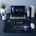 Desk Mat — "I AM a Conscious Creator" Inspirational Galaxy Desk Mat