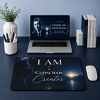 Desk Mat — "I AM a Conscious Creator" Inspirational Desk Mat for Mindfulness & Productivity