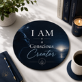 "I AM a Conscious Creator" Inspirational Mouse Pad