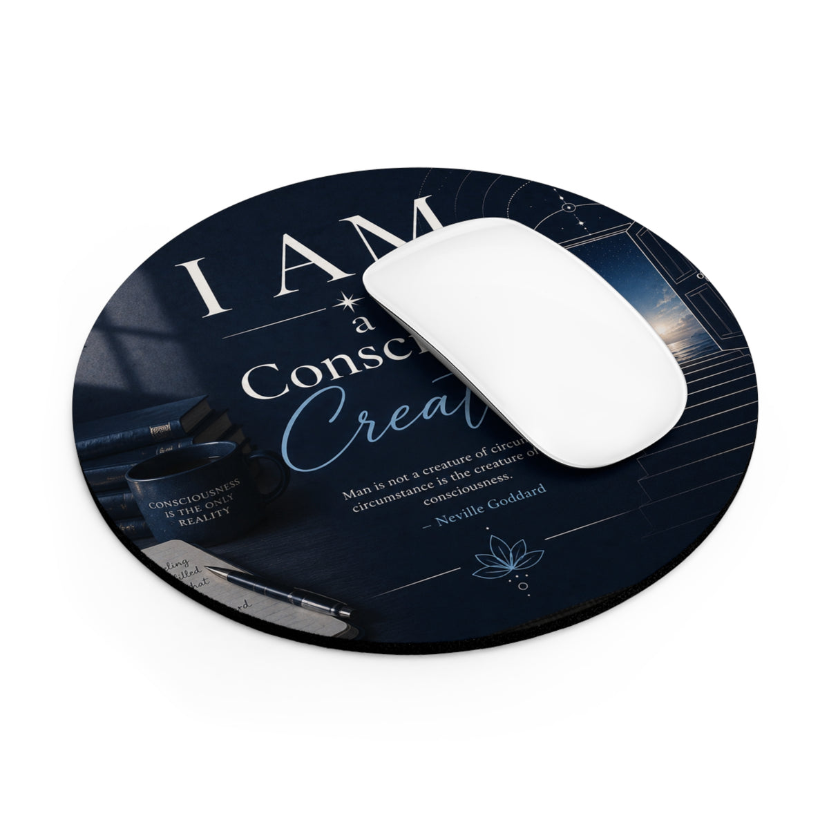 "I AM a Conscious Creator" Mouse Pad