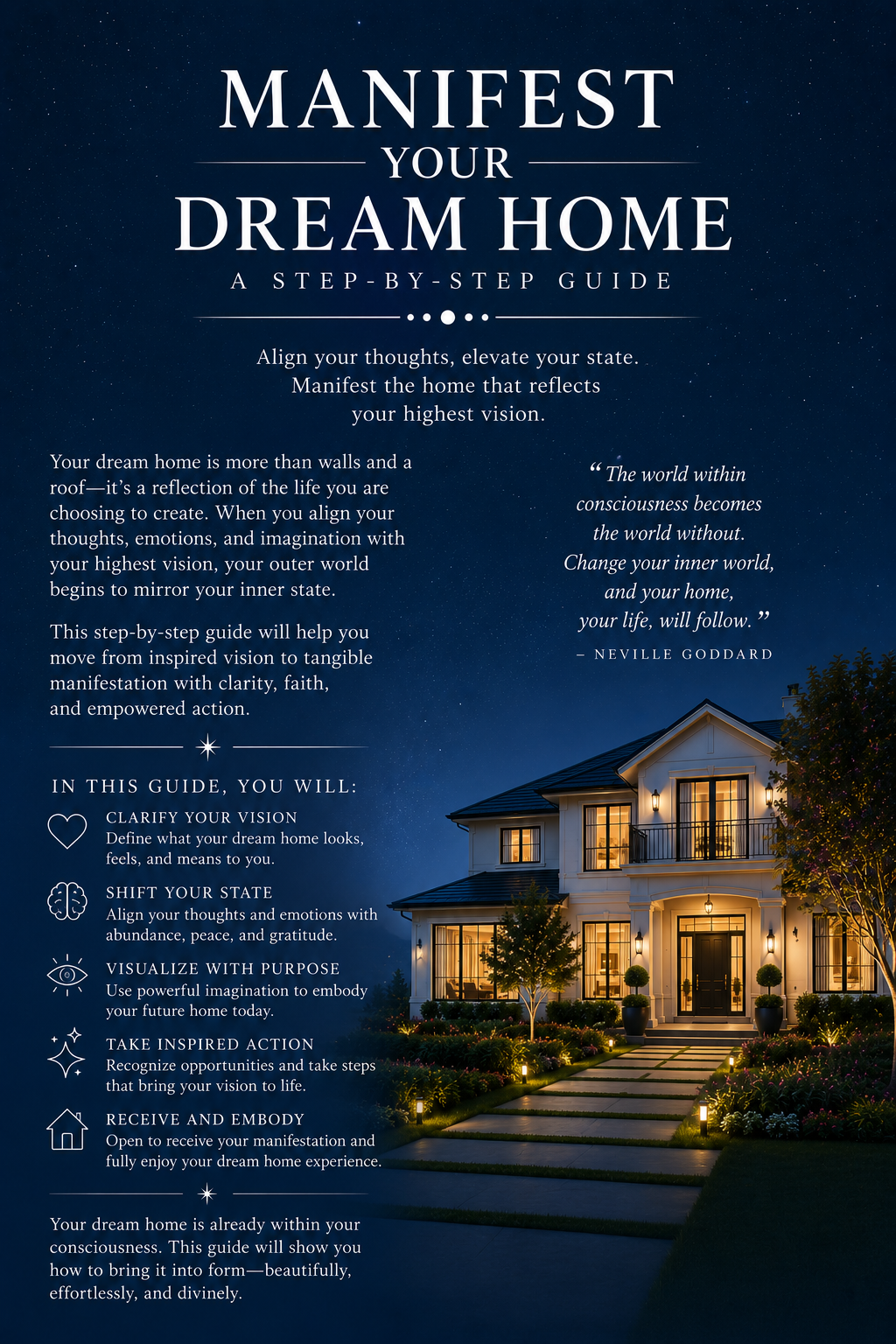 Manifest Your Dream Home: A Step-By-Step Guide and Workbook