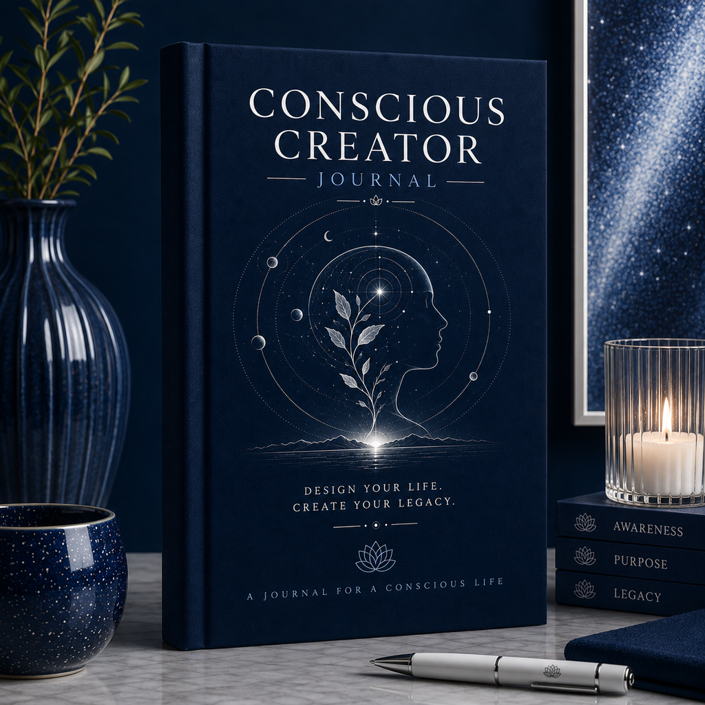 A Beautiful Life Conscious Creator Hardcover Journal