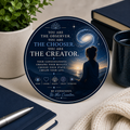 You are the Observer. You are the Chooser. You are the Creator 3x3 Conscious Creator Sticker