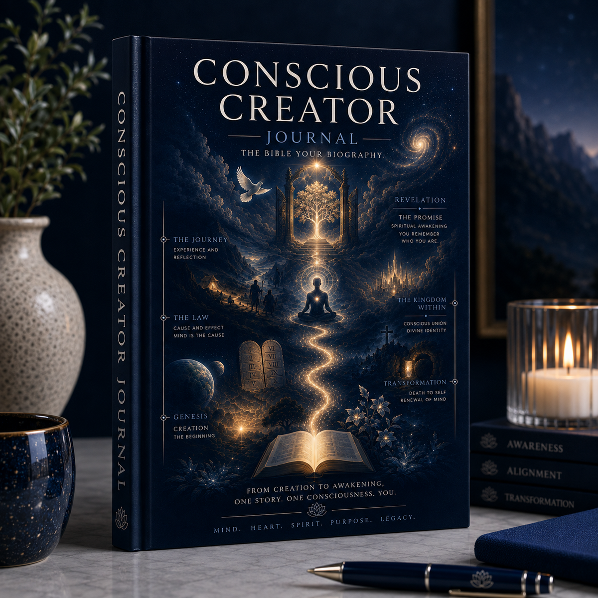 The Conscious Creator Creation to Awakening Hardcover Journal