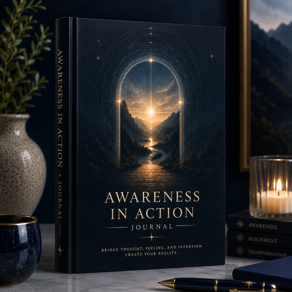 Awareness in Action Hardcover Journal