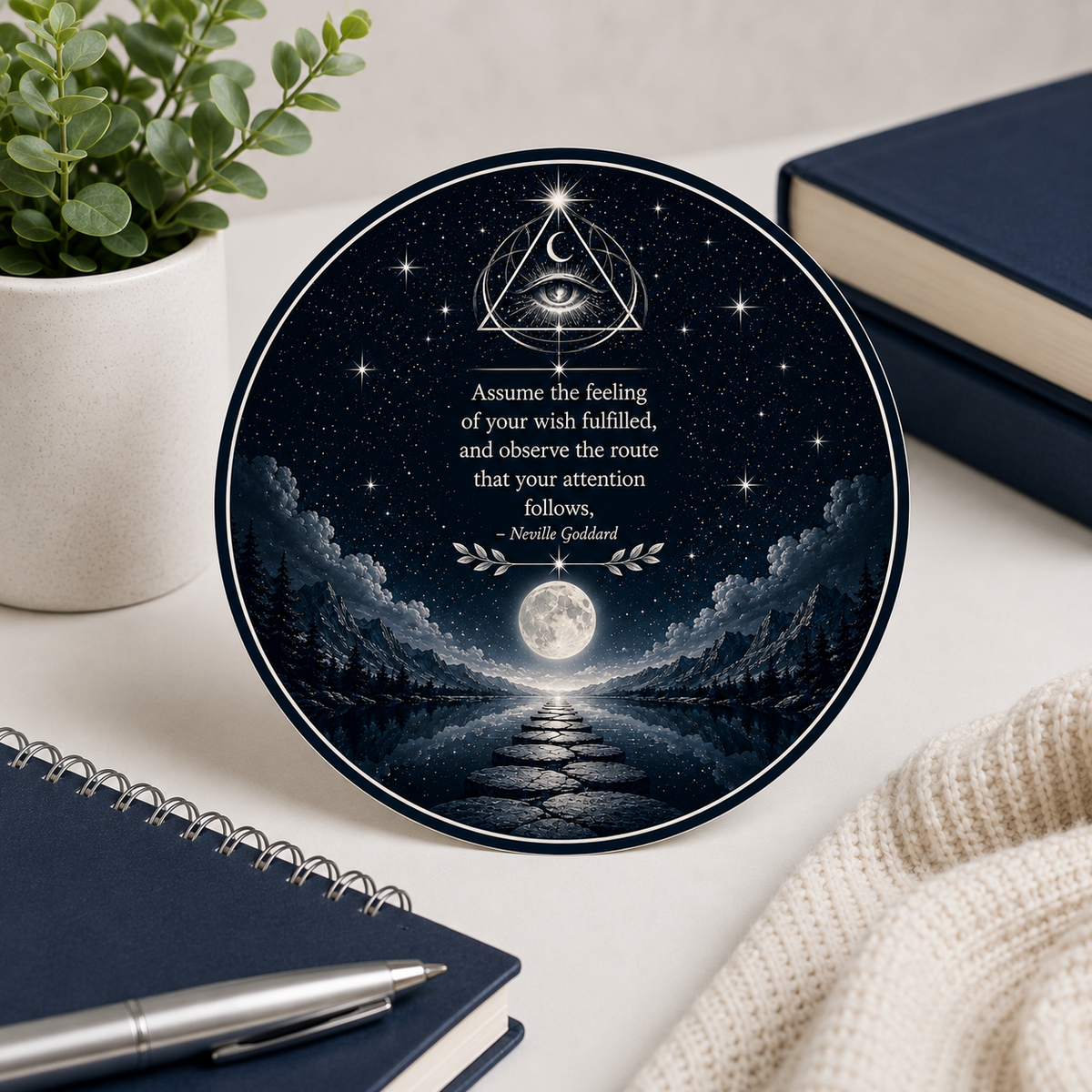 Assume the Feeling 3x3 Conscious Creator Sticker