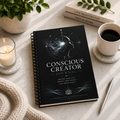 A Journal for a Conscious Life Spiral Notebook (Celestial Cover)