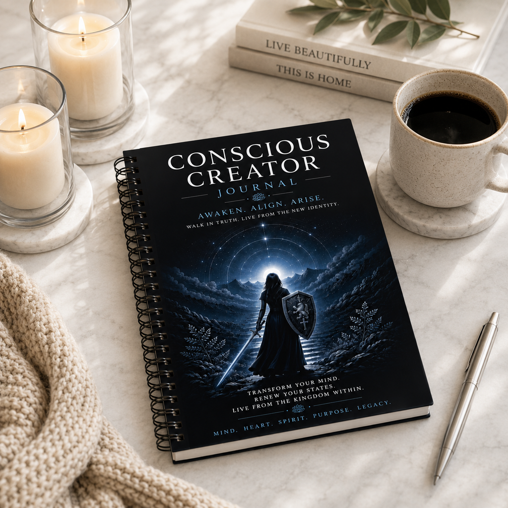 Awaken, Arise, Align Conscious Creator Spiral Notebook