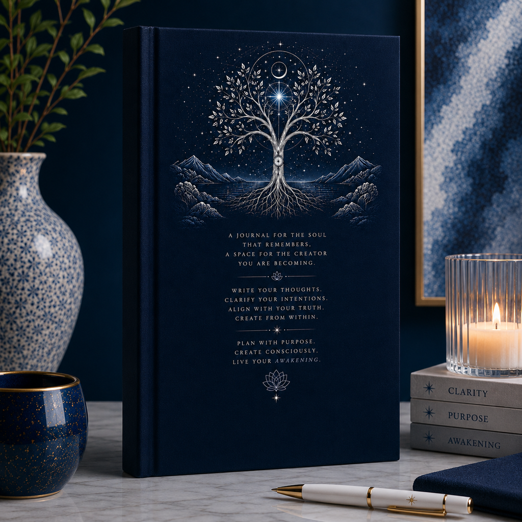 Rooted in Knowing Conscious Creator Hardcover Journal