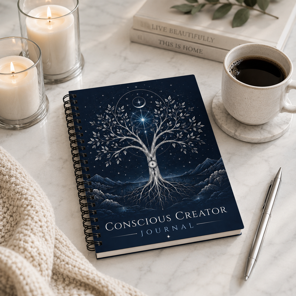 Rooted in Knowing - Conscious Creator Spiral Notebook