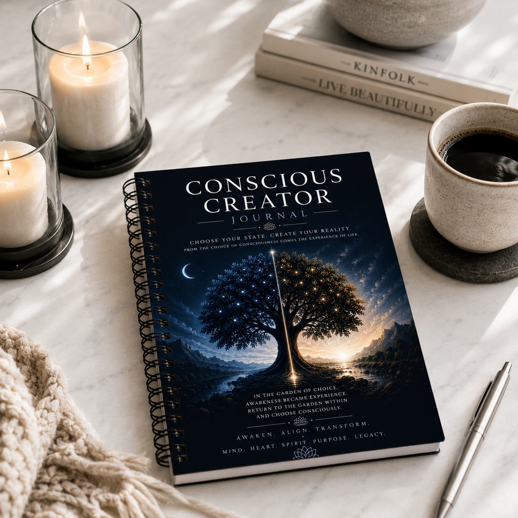 Tree of Life Conscious Creator Spiral Notebook