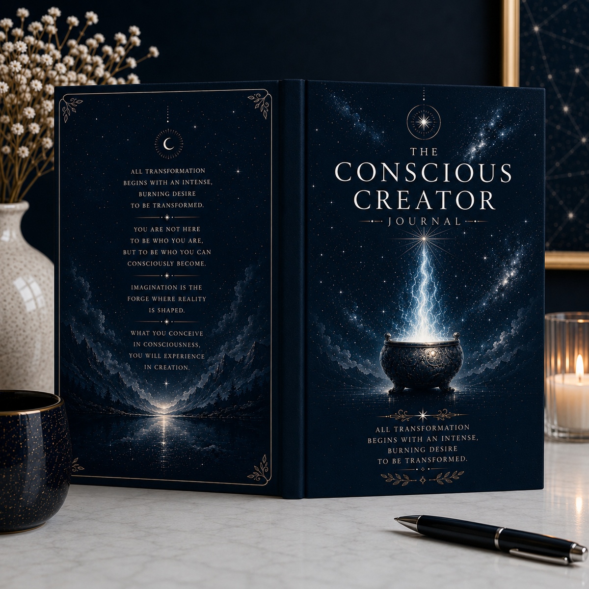 Transformation Conscious Creator Hardcover Journal