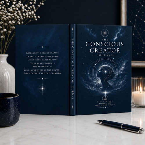A Space to Align Conscious Creator Hardcover Journal