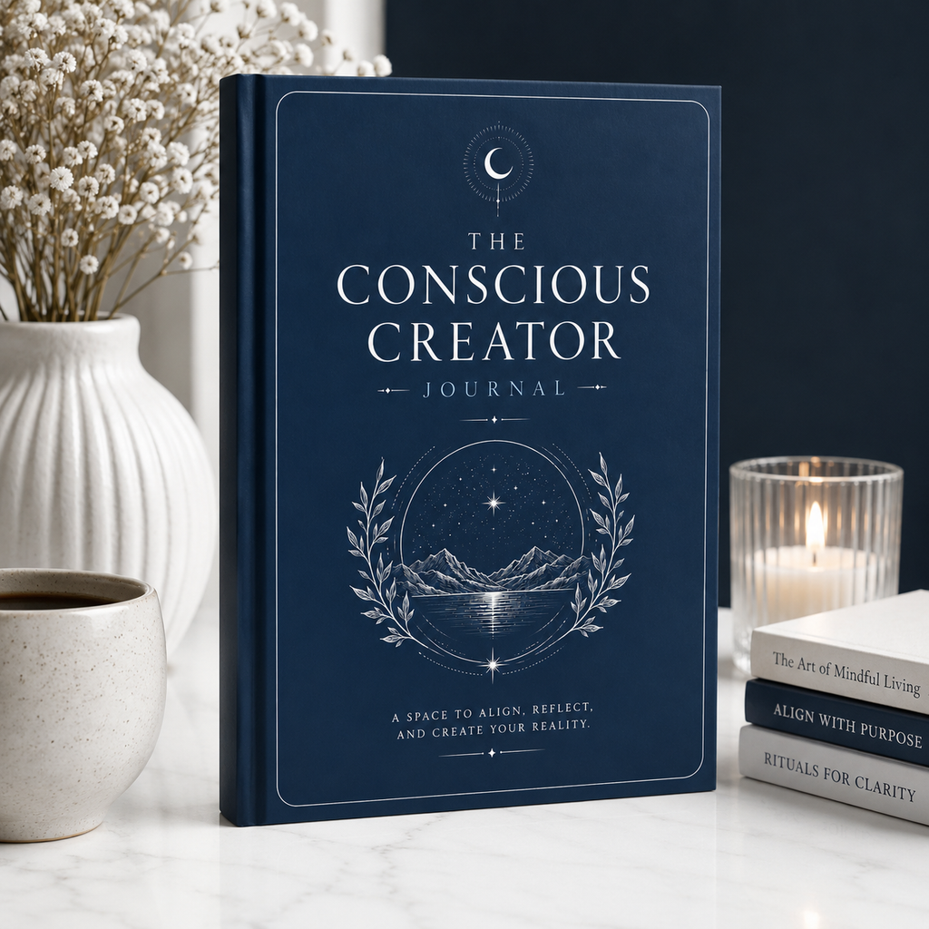 The Conscious Creator Hardcover Journal (Peaceful Celestial Cover)