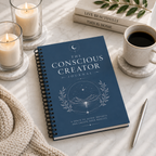 The Conscious Creator Spiral Notebook (Moonlit Landscape Cover)