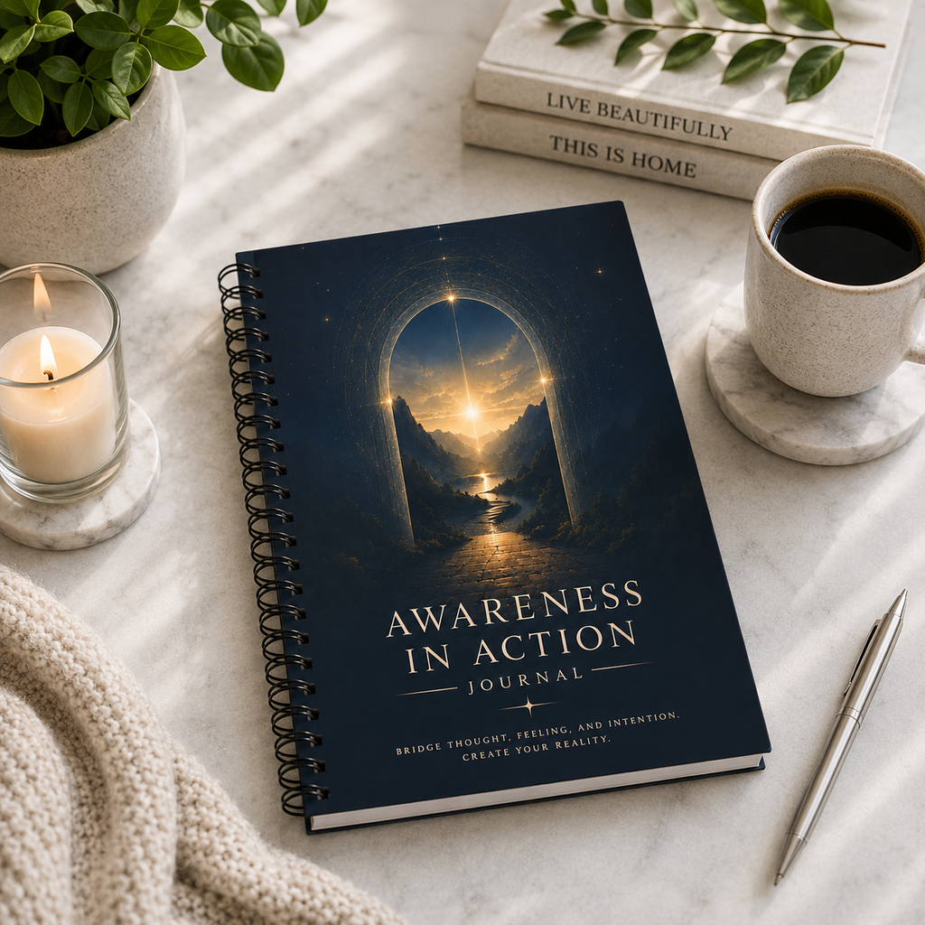 Awareness in Action Conscious Creator Spiral Notebook