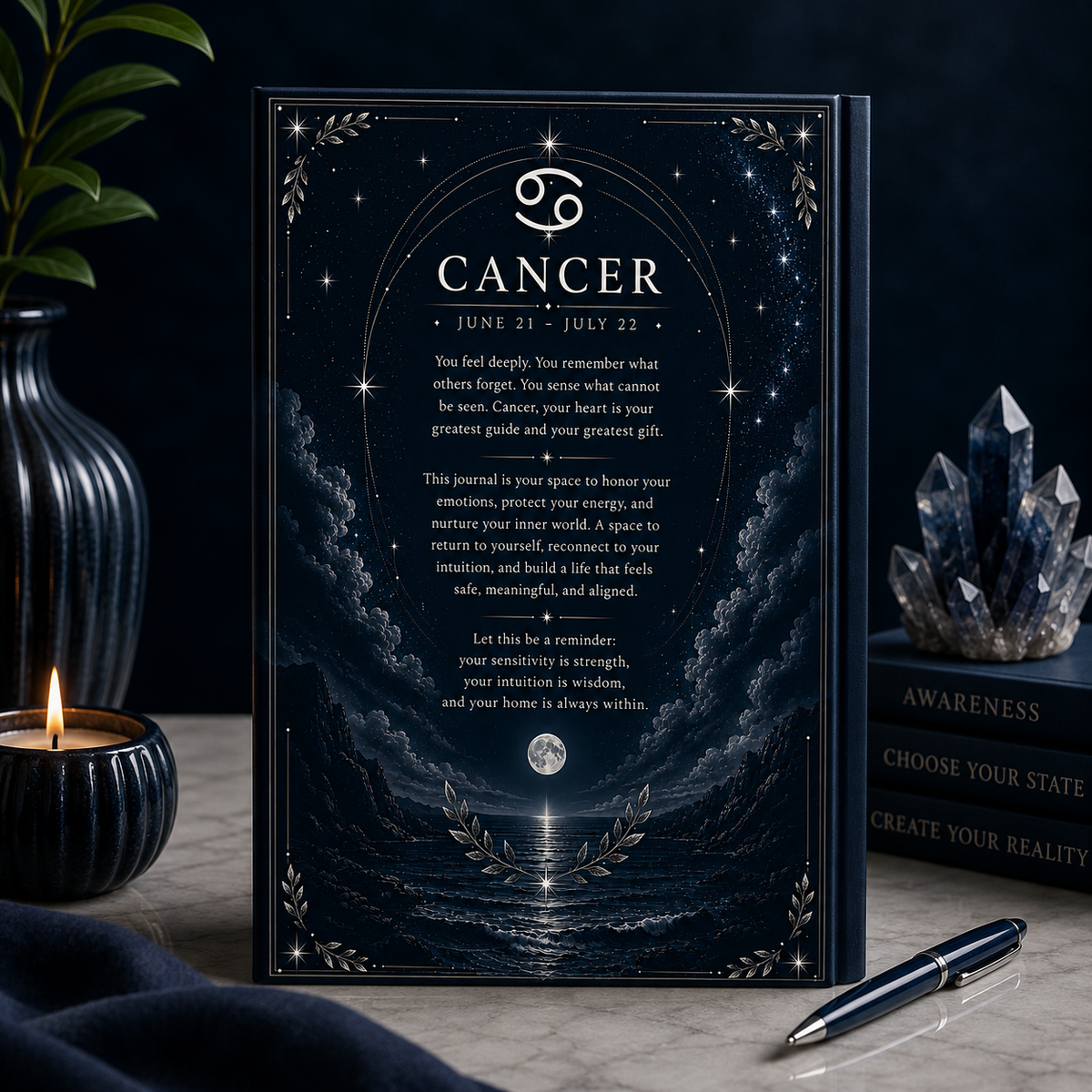 The Conscious Creator Journal - Zodiac Collection - Cancer