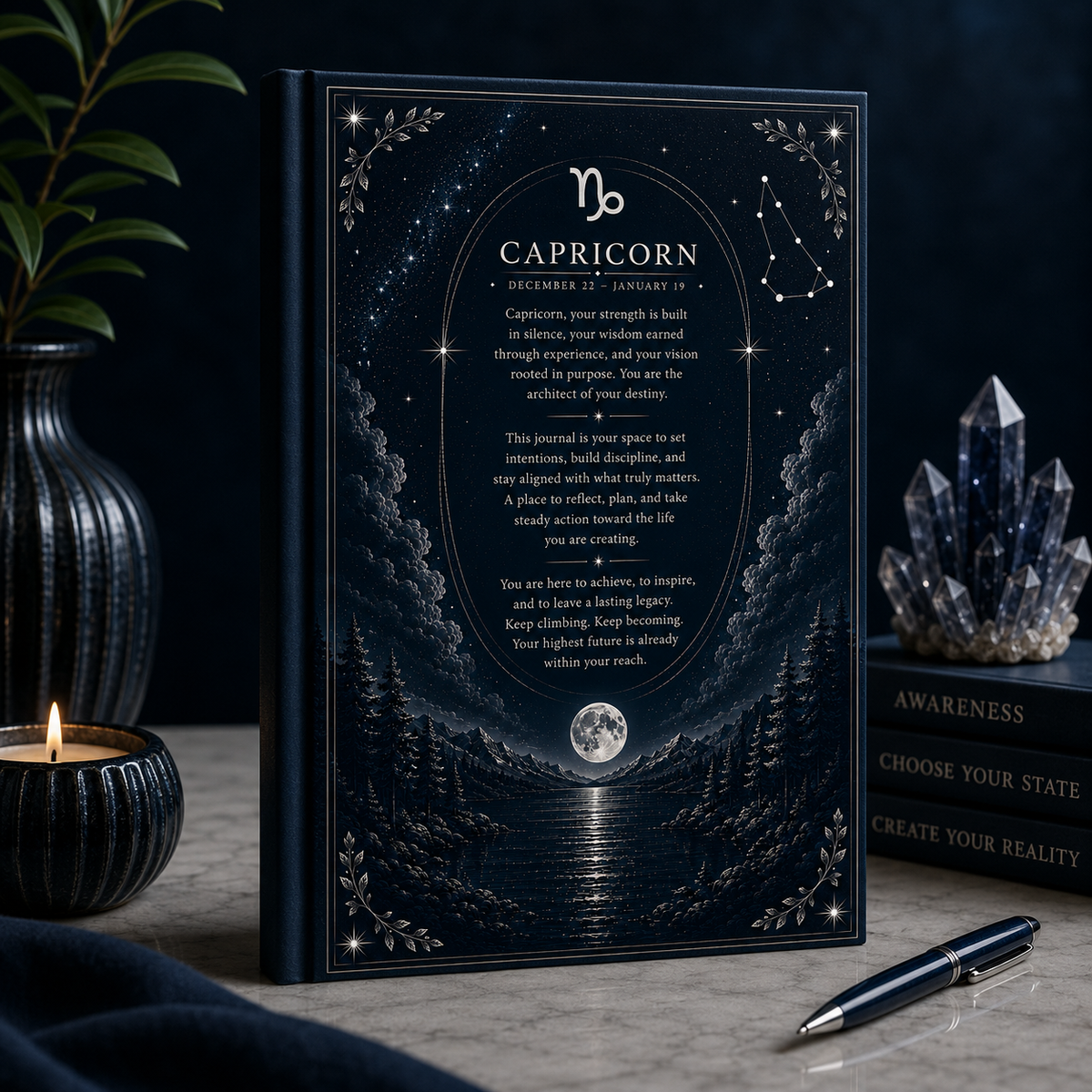 The Conscious Creator Journal - Zodiac Collection - Capricorn