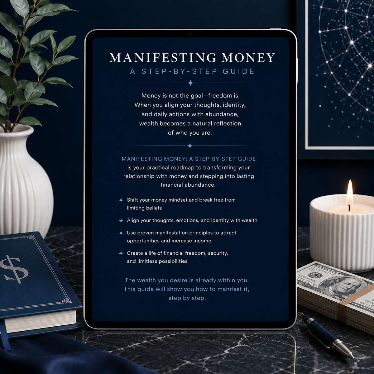 Manifesting Money: A Step-By-Step Guide and Workbook (eBook)