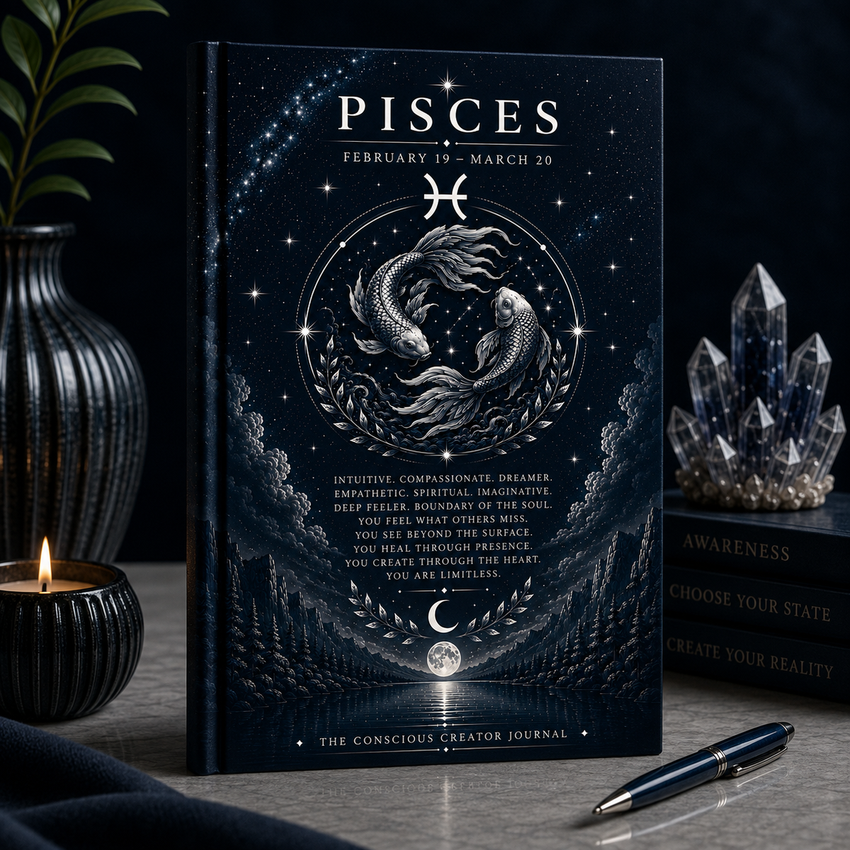 The Conscious Creator Journal - Zodiac Collection - Pisces
