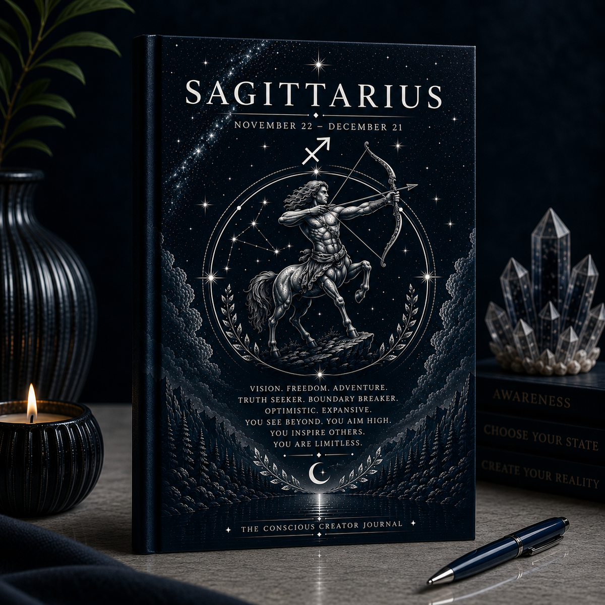 The Conscious Creator Journal - Zodiac Collection - Sagittarius