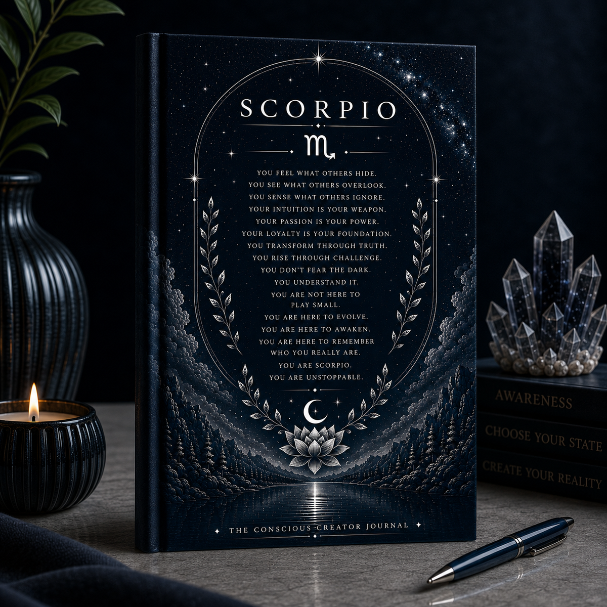 The Conscious Creator Journal - Zodiac Collection - Scorpio