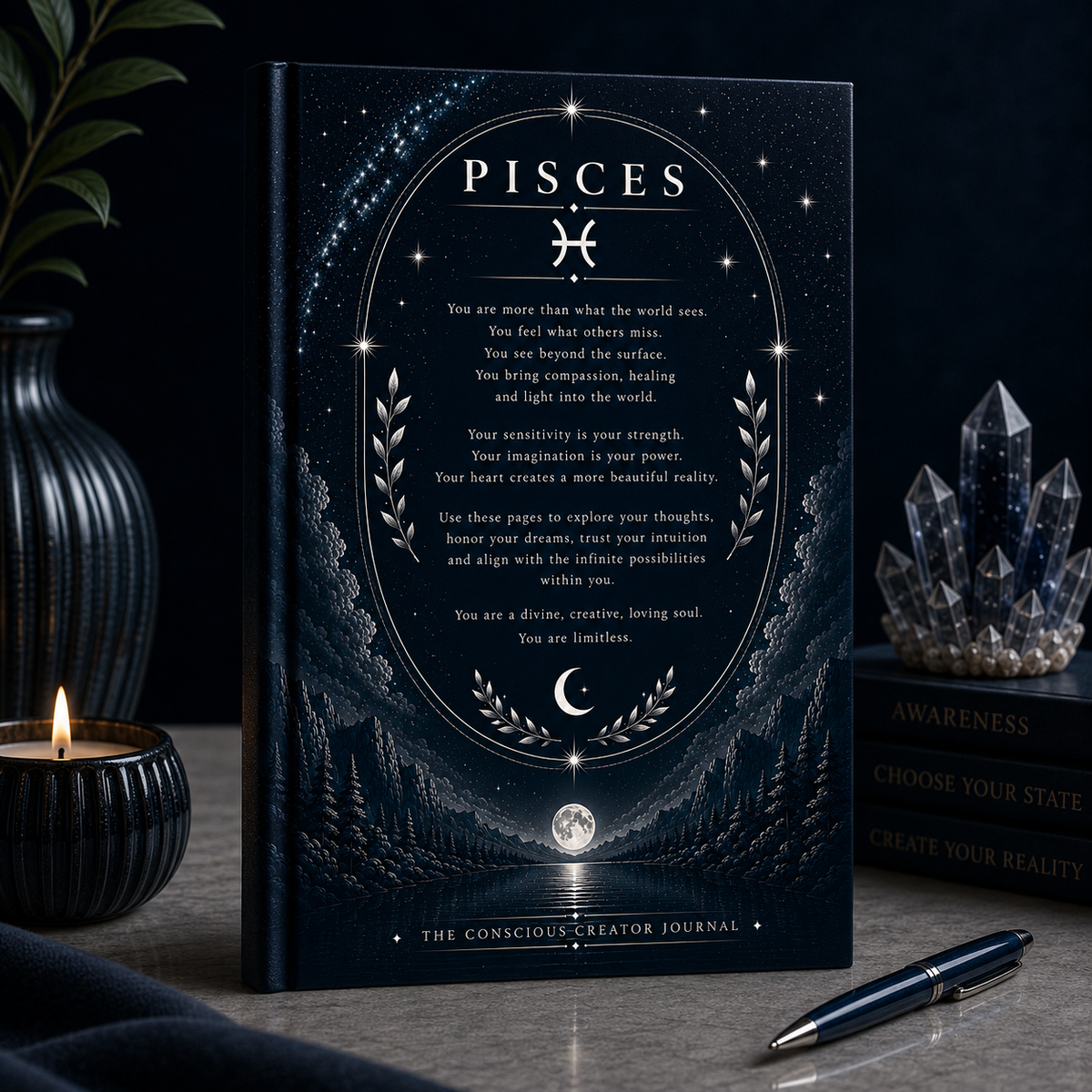 The Conscious Creator Journal - Zodiac Collection - Pisces
